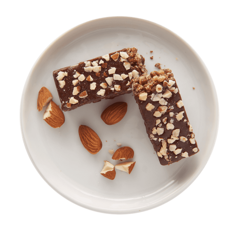 Almond milk chocolate protein bar